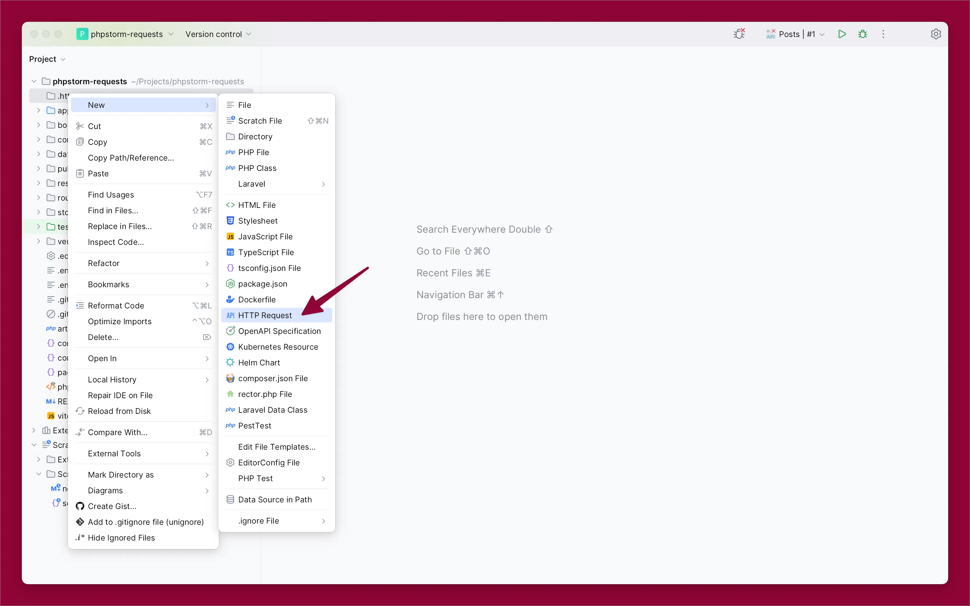 Create an HTTP Request