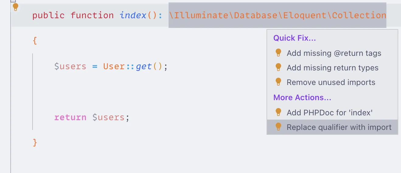 Replace qualifier with import