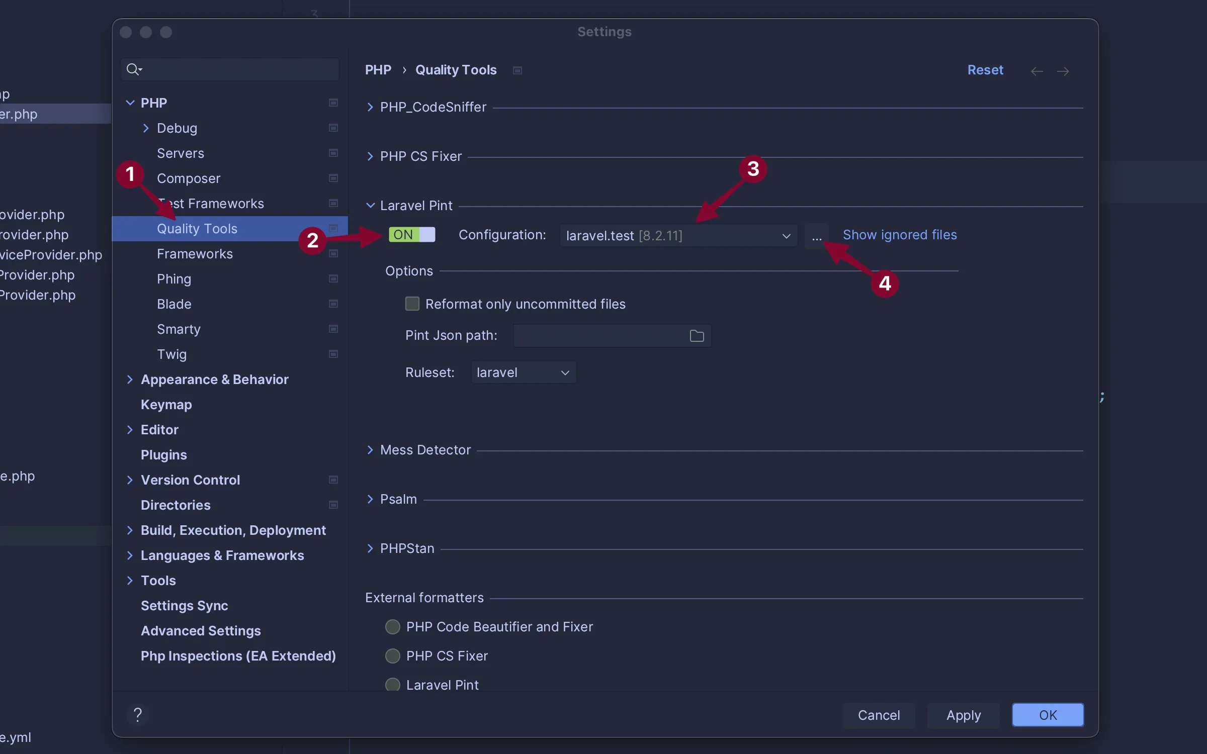 Set up Laravel Pint