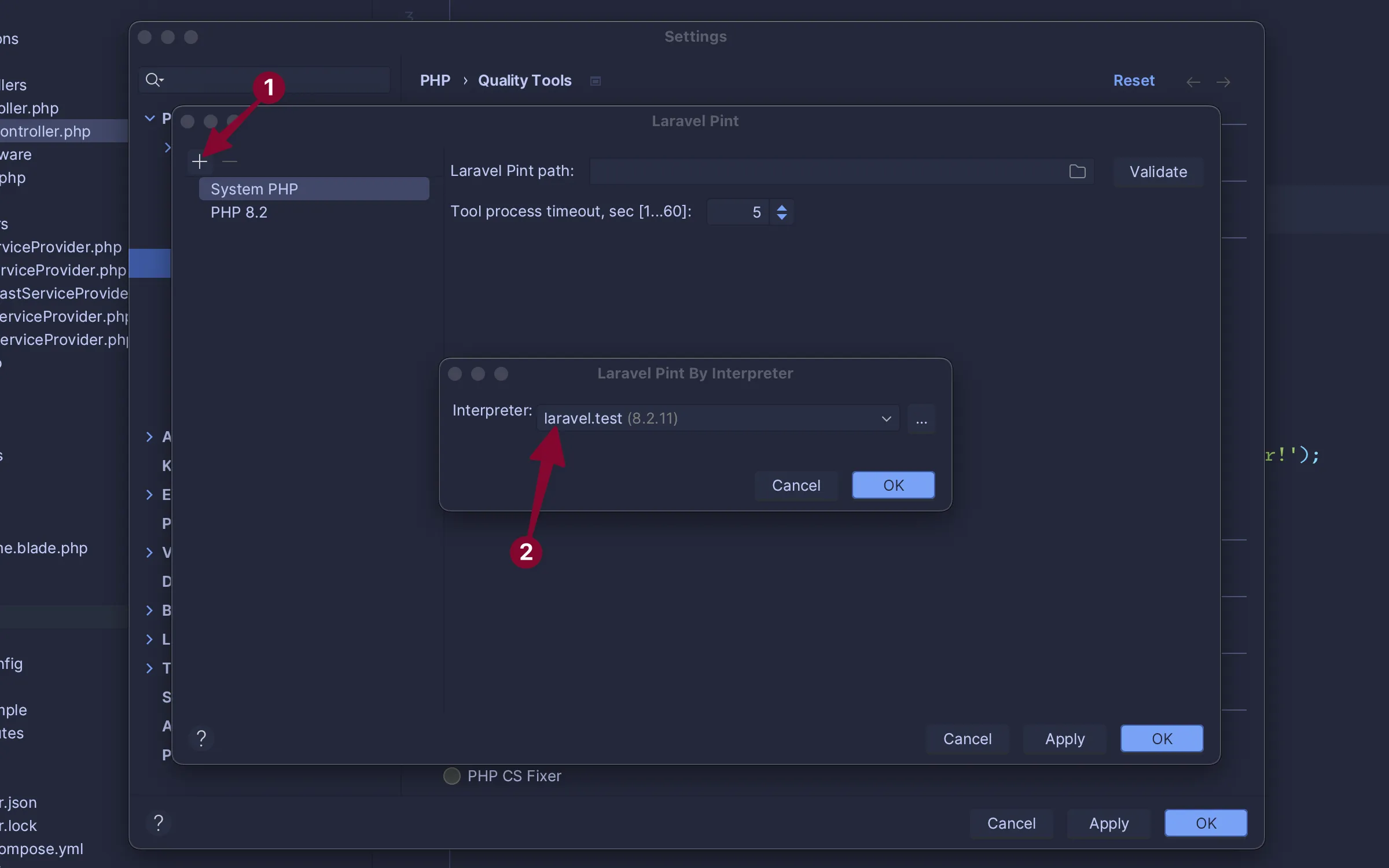 Create a new Laravel Pint configuration