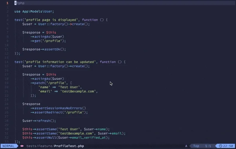 Running Tests