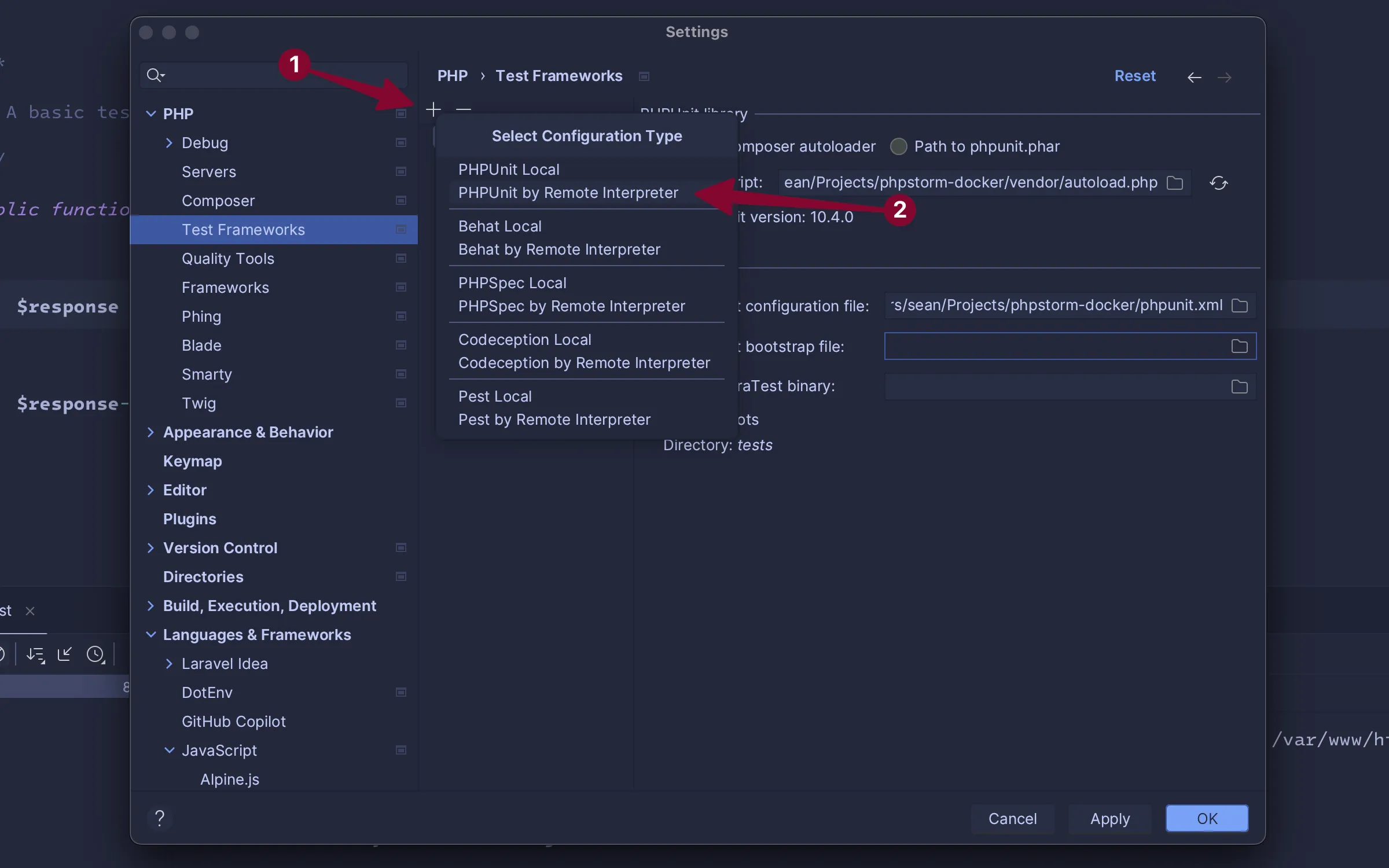 Create a remote test framework