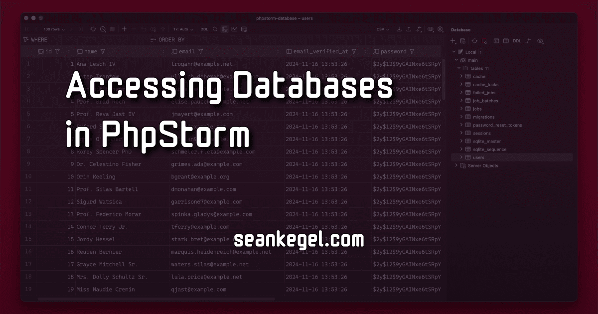Set Up a Local Database